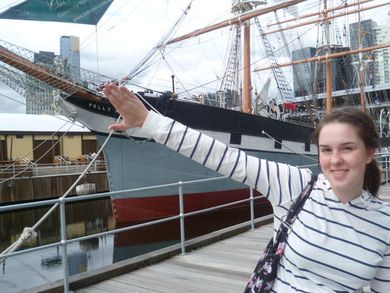 sogar ne Polly gibts in Melbourne 