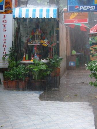 Regenzeit in Bangkok