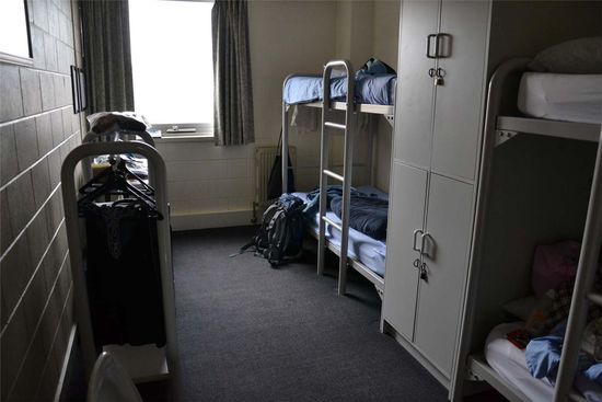 Mein erstes Hostel-Zimmer in Down Under! Dies soll eins der besseren Hostels in Melbourne sein......