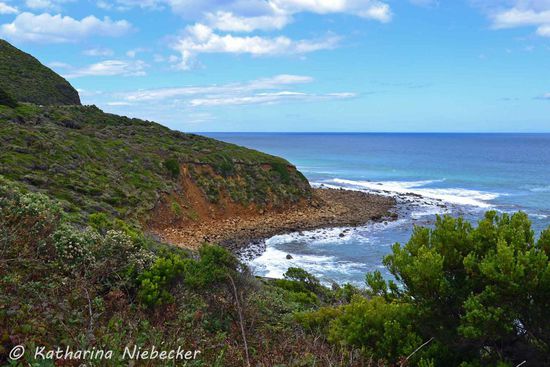 Die Küste entlang der GOR. Da, wo der Knick im Grün ist (oben links), verläuft die Straße. Hat man das jetzt verstanden?