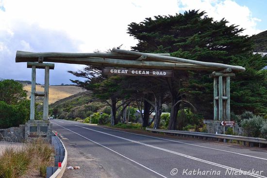 Das "Tor" zur Great Ocean Road.... Diesmal nur am Schluß....