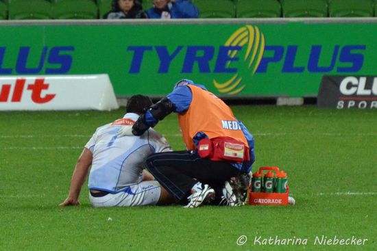 Auch Verletzte gab es hier ab und an......