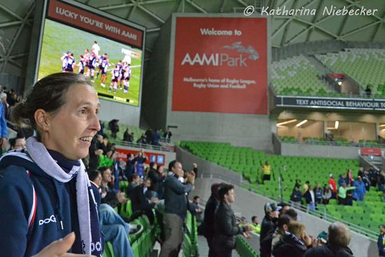 Somit freuen sich nun die Fans über den ersten Sieg der Melbourne Rebels in dieser Saison nach 6 verlorenen Spielen in Folge. Da hab ich aber Glück gehabt, einen Sieg mitzuerleben.