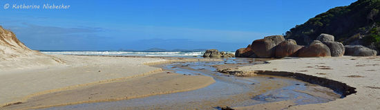 Ein Panorama einer Bucht, in der wir uns was länger aufgehalten haben...