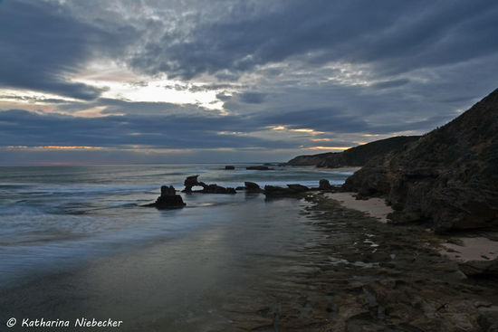 Sunset auf der Mornington Peninsula bei Portsea.