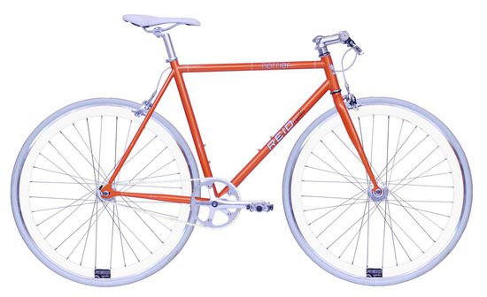 Meine neue Rennmaschine: ein Reid Harrier-Bike (Originalfarbe meines Rads)