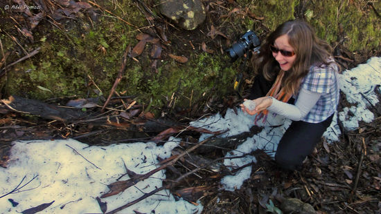 Was für eine Überraschung! Wir konnten es kaum glauben..... SCHNEE!
