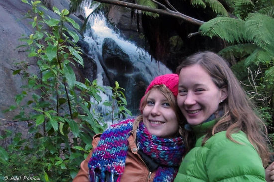 Adél und ich bei den Phantom Falls.....