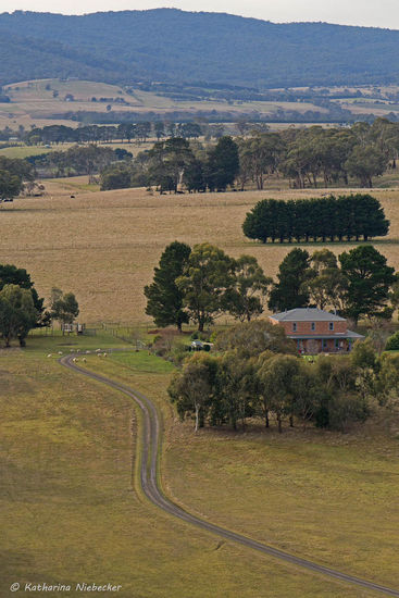 Natürlich genießen wir auch die Aussicht von der Erderhöhung um uns herum.....