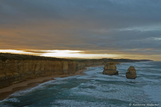 Ein Blick in die andere Richtung - die Sonne kommt so langsam hoch...