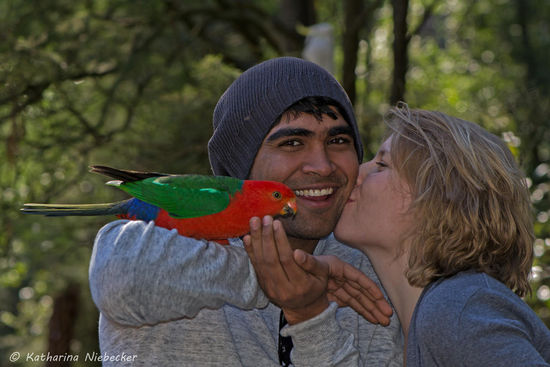Adél und David mit meinem kleinen Liebling....