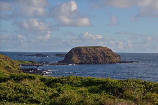 "Nobbies Rock" auf dem Weg zum Nobbies Center.