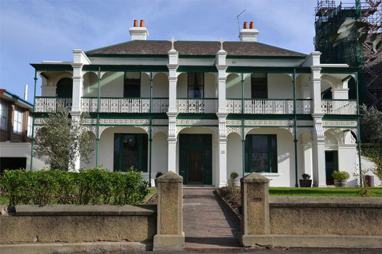 Pfarrhaus bei einer Kirche in North Melbourne, in der Nähe des Hostels, wo ich am Anfang gewohnt habe.