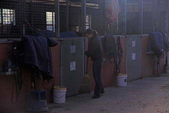 Nicht grad das beste Foto, aber man kann erkennen, dass ich immerhin so tue als ob ich arbeiten würde.... 