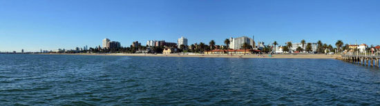 Panorama vom Beach in St. Kilda