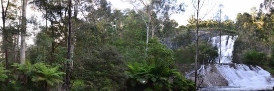 Panorama vom Wasserfall......