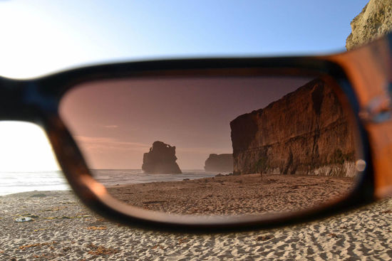 Der Blick durch die Sonnenbrille.... Da sieht das Ganze gleich noch einmal ganz anders aus....