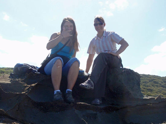 Lunchpause am Cape Otway in einer Bucht....
