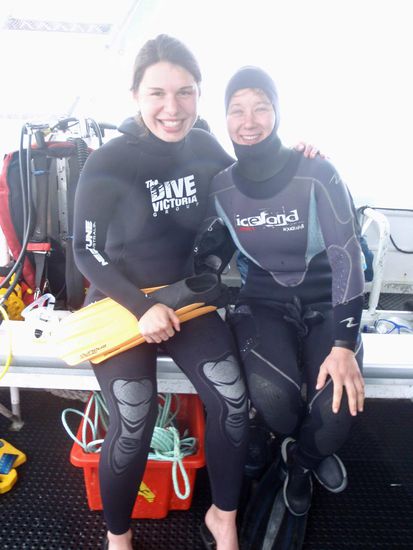 Noch sind wir trocken und uns ist warm, doch das ändert sich bald....