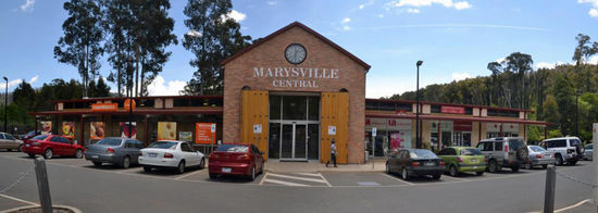 Das Shopping-Center von Marysville - ist die nicht niedlich??? Bei einer Einwohnerzahl von rund 520 Menschen reicht das wohl aber auch....