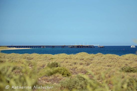 Der "Navy Pier" von "Bundegi Beach" aus gesehen.....