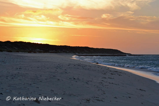 Was für schöne Sonnenuntergänge es doch hier im Westen von Australien hat.