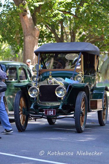 Es fand auch ein Oldtimer-Treffen im Kings Domain Garden statt.