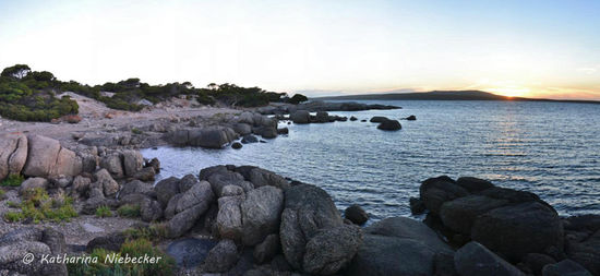 Sonnenuntergang über dem Nationalpark.