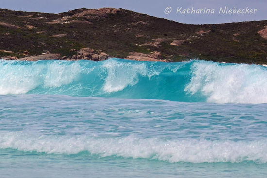 Tolle Wellen konnte man hier bewundern......