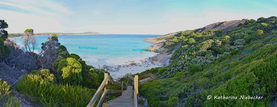 "Blue Haven" - ein traumhaft schöner Strand und gut zum Surfen.