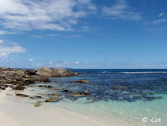 Hier sind wir spazieren gegangen und ich bin noch ein wenig über die Felsen geklettert.