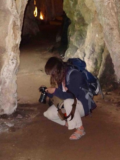 Da war ich wohl mal wieder ganz konzentriert am Fotos machen... Man beachte meine schön gebräunten Füße  Habe doch immerhin gut Farbe sammeln können in WA.