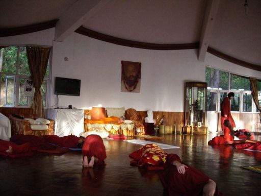 Der Meditationsraum.