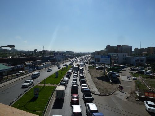 Ulan Bator ist eine Metropole, in der fast die Hälfte aller Mongolen wohnt.