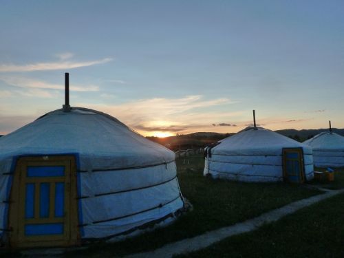 Unser Gercamp am Abend.