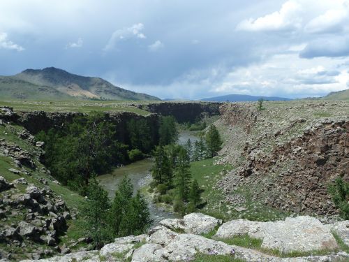 Der Cañon des Flusses Chuluutyn sieht aus wie im wilden Westen.
