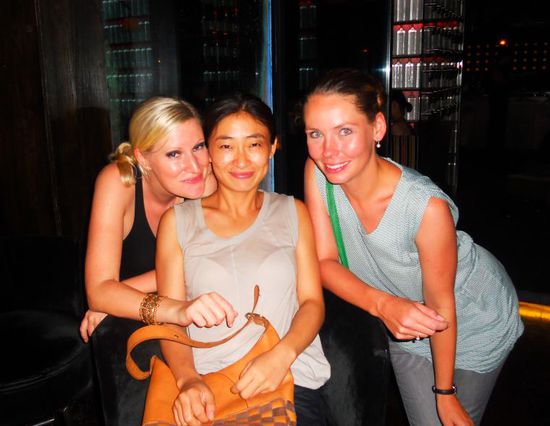 Die Welt ist ein Dorf. Daniela (links) habe ich schon Ewigkeiten nicht mehr gesehen.