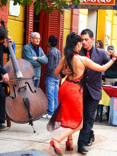 Tango in La Boca.