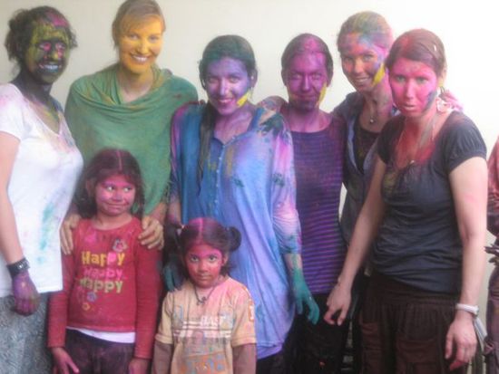 Das Ergebis. HAPPY HOLI!