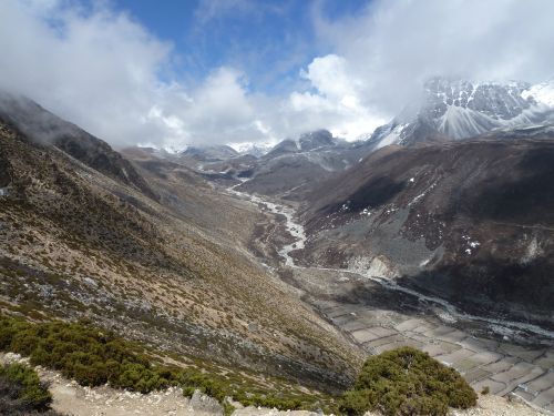 Auf dem Weg nach Dingboche
