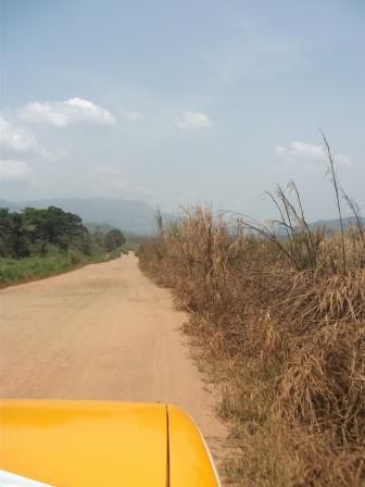 Piste zwischen Bafut und den Wasserfällen