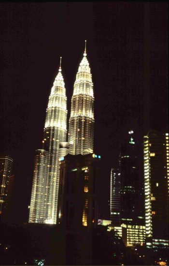 Der allabendliche Blick von unserem Zimmer