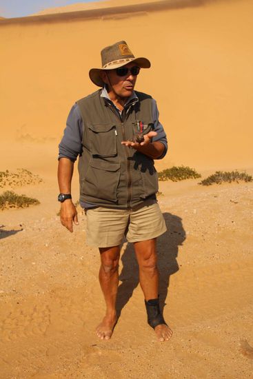 Thommy mit Chamäleon