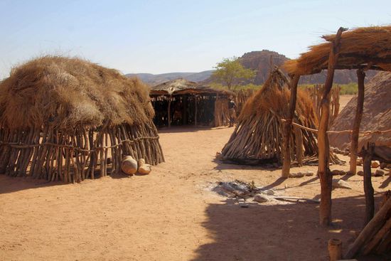 Das Damara-Dorf