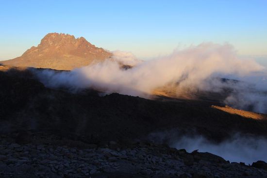 Mawenzi im Sonnenuntergang