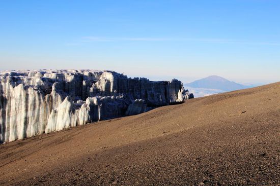 Rebmann-Gletscher und Mt Meru