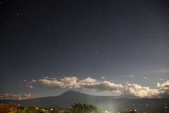 Letzte Blicke auf den Kilimanjaro