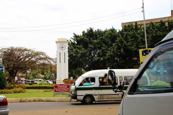 Der Uhrturm von Moshi