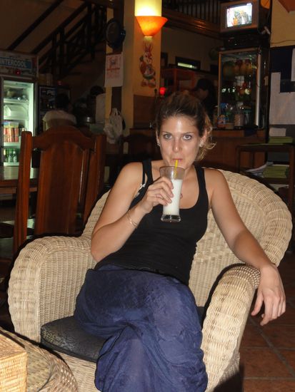 Neuer Lieblingsdrink - CoconutShake, zwei pro Tag muessens mindestens sein!