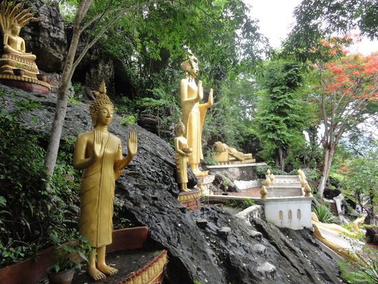 Buddha- und botanischer Garten in einem